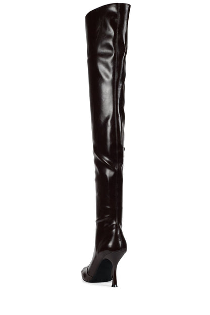Jeffrey Campbell CONFORM-OK Stiletto Boot - Brown