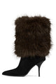 Black Suede Brown Combo
