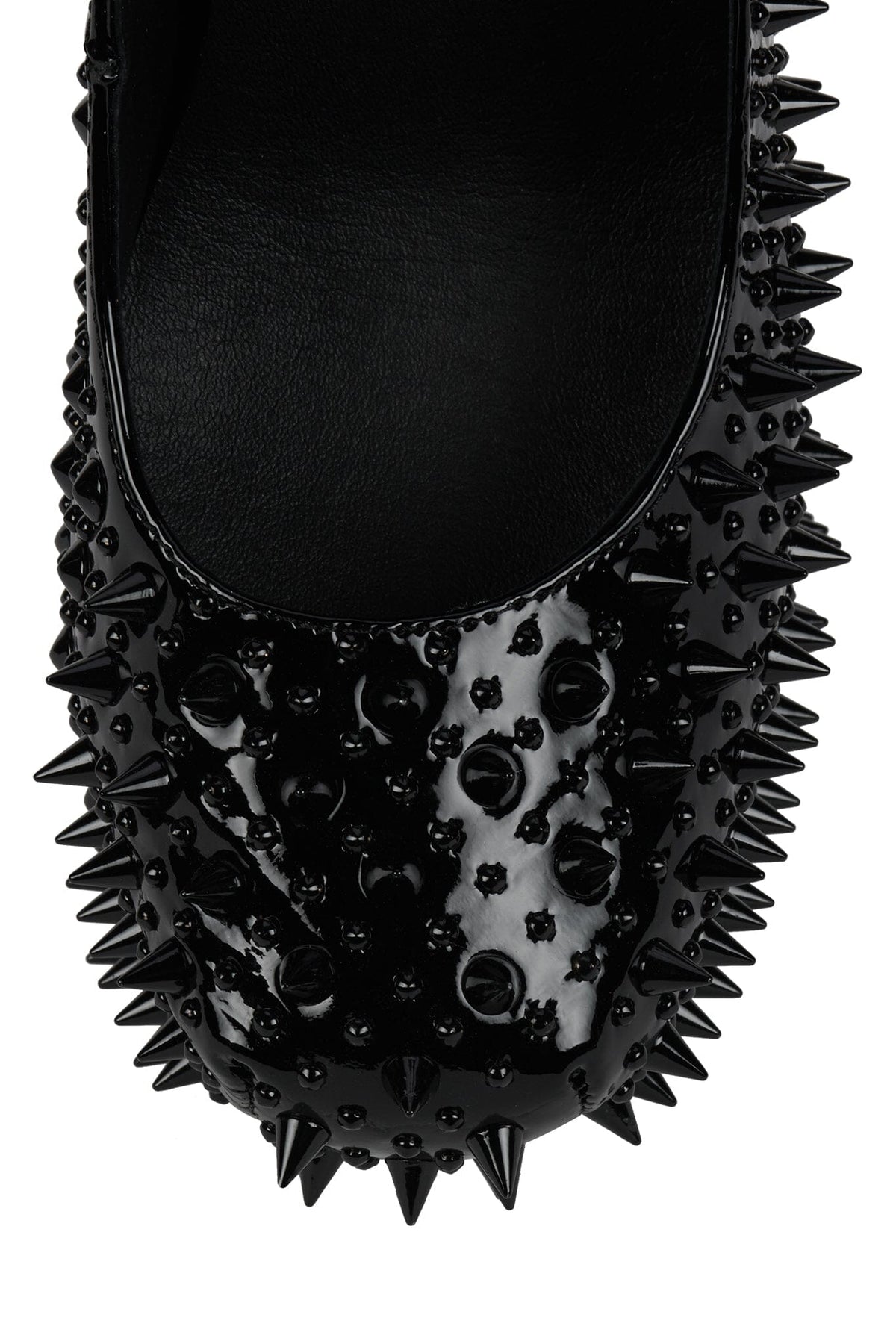 Jeffrey Campbell PRICKLY Platform Pump - Black Patent Black