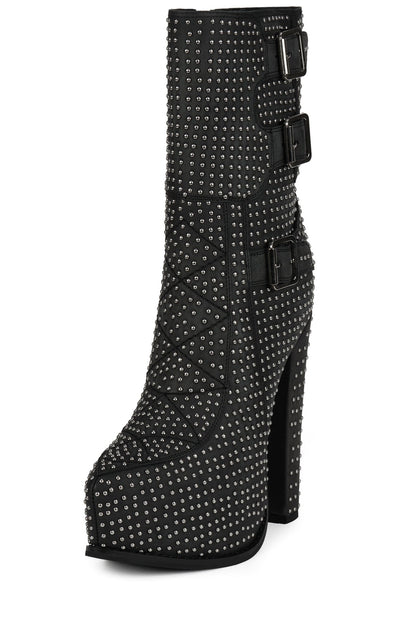 Jeffrey Campbell SIRIUS-ST - Black Washed Silver