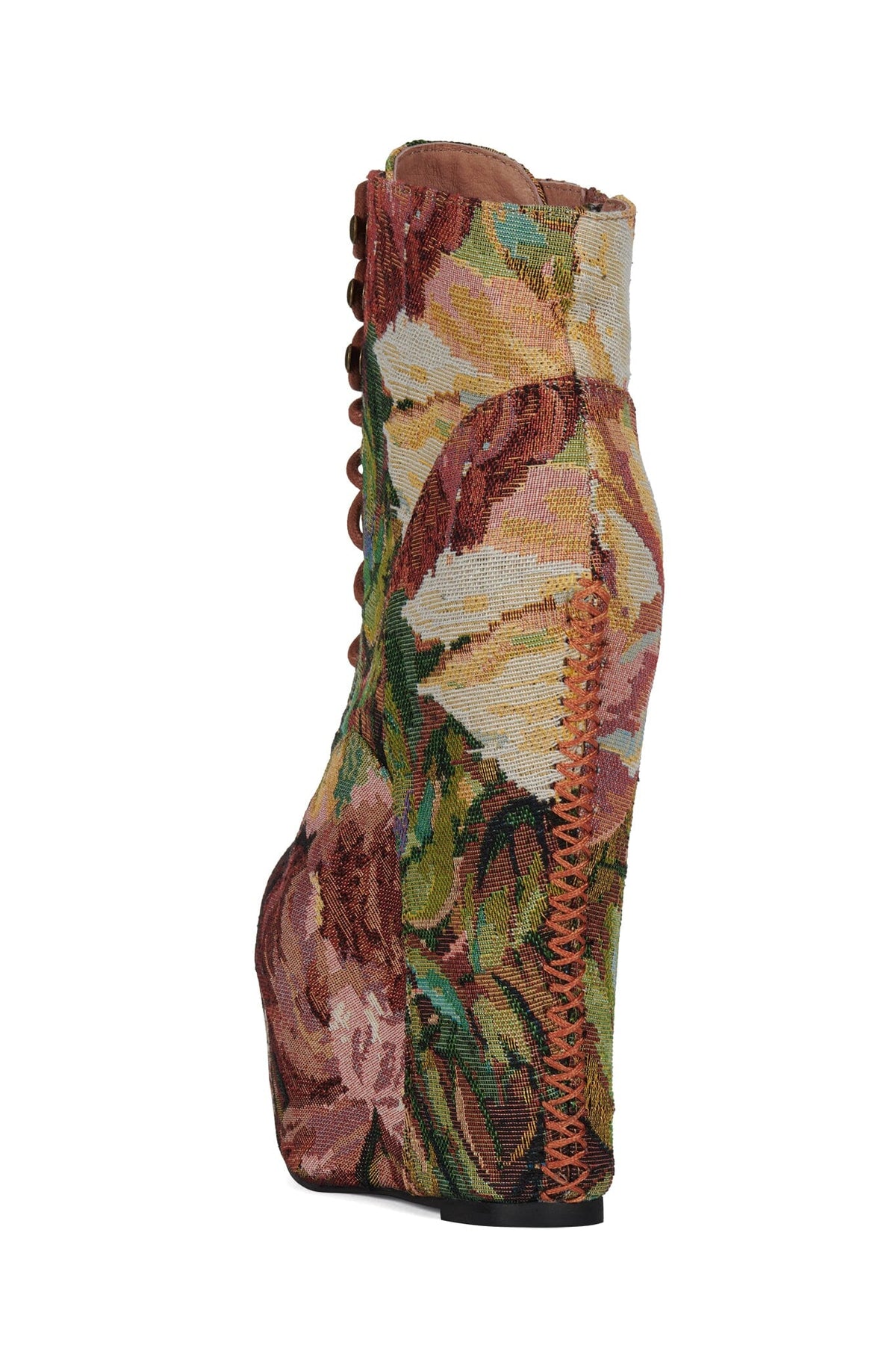 Jeffrey Campbell DAMSEL - Beige Rust Tapestry