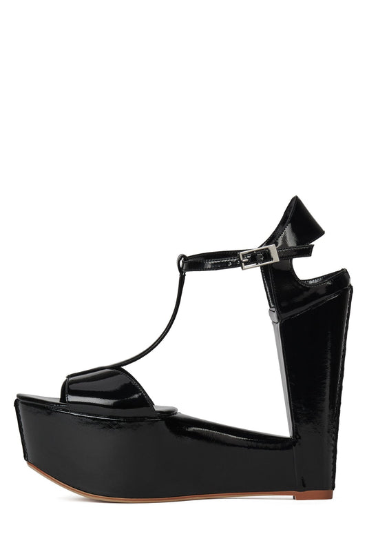 Jeffrey Campbell WERK-IT - Black Patent