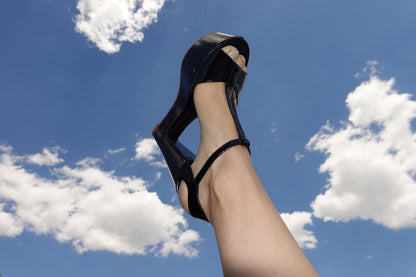 Jeffrey Campbell WERK-IT - Black Patent
