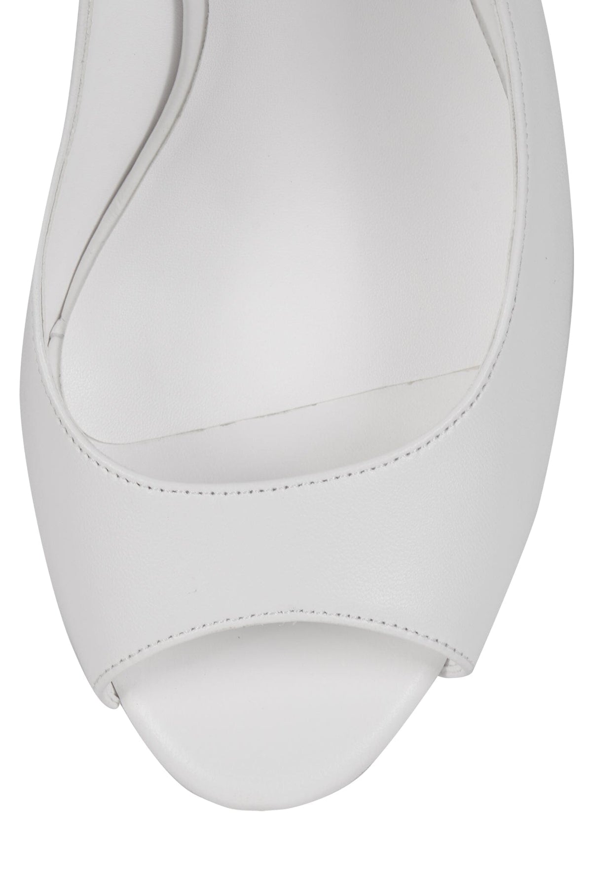 Jeffrey Campbell SPEED-SB Slingback Sandal - White Silver