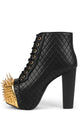 Black Quilted Gold