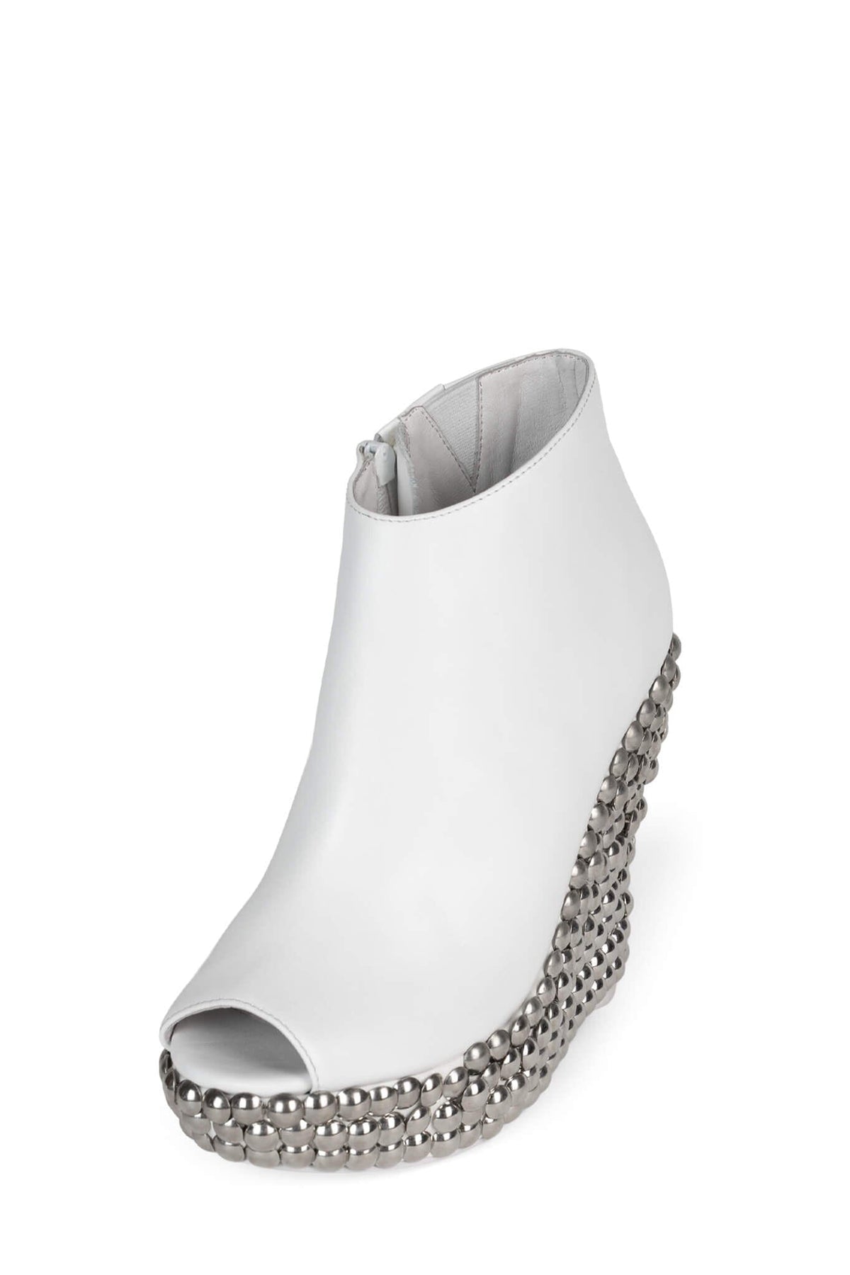 Jeffrey Campbell TICK Platform Booties - White