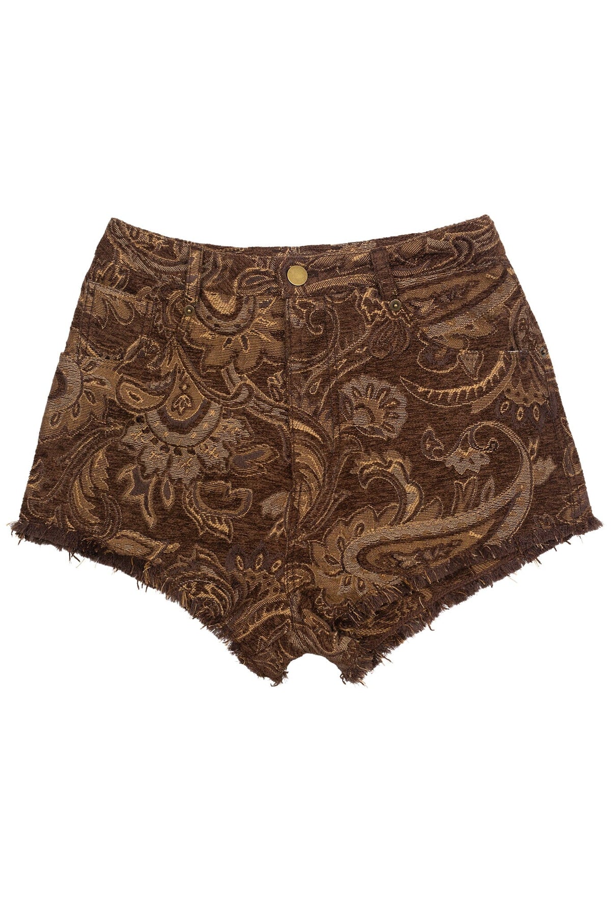 Jeffrey Campbell BANGER SHORTS - Brown Tapestry