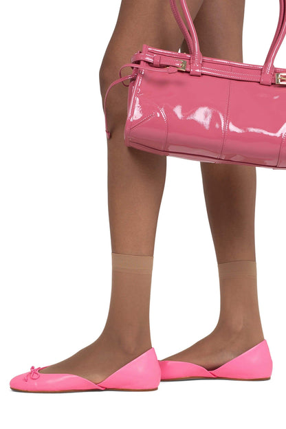 Jeffrey Campbell PERKY Ballet Flat - Fuchsia Neon