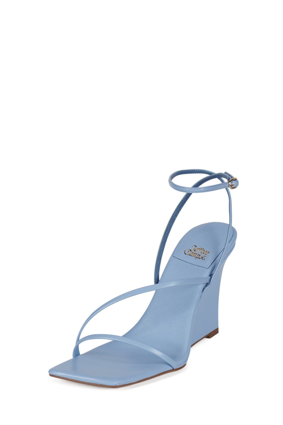 Jeffrey Campbell HIGHLIGHT Wedge Sandal - Baby Blue