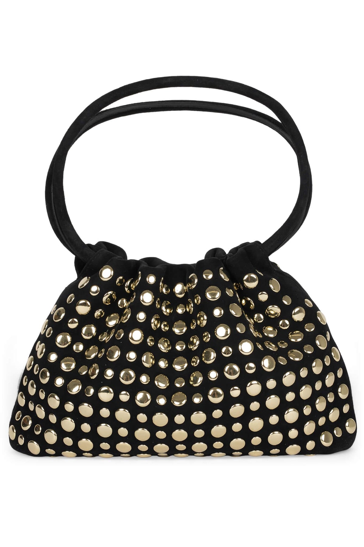 Jeffrey Campbell LIL-BRAT Bucket Bag - Tan Suede Gold