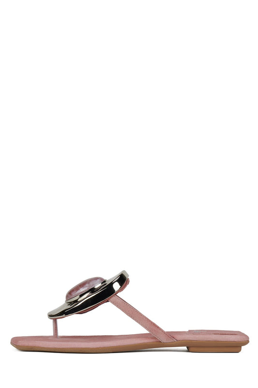 Jeffrey Campbell BAZAAR - Pink Suede Silver
