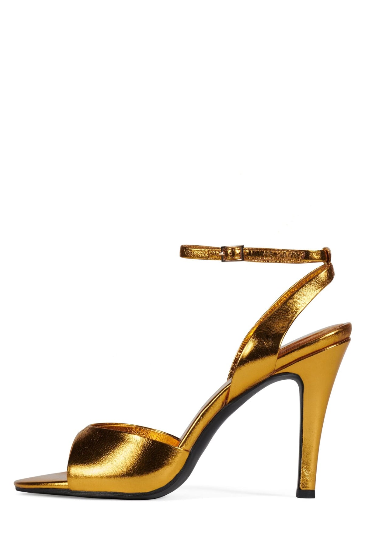 Jeffrey Campbell BAR-HOP Heeled Sandal - Gold Metallic