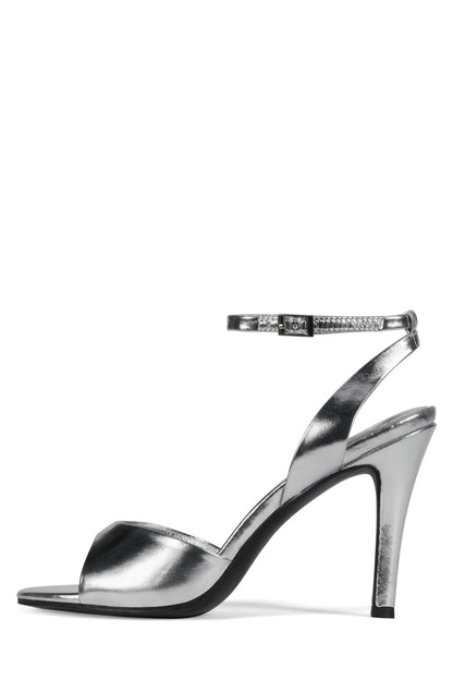 Jeffrey Campbell BAR-HOP Heeled Sandal - Gold Metallic