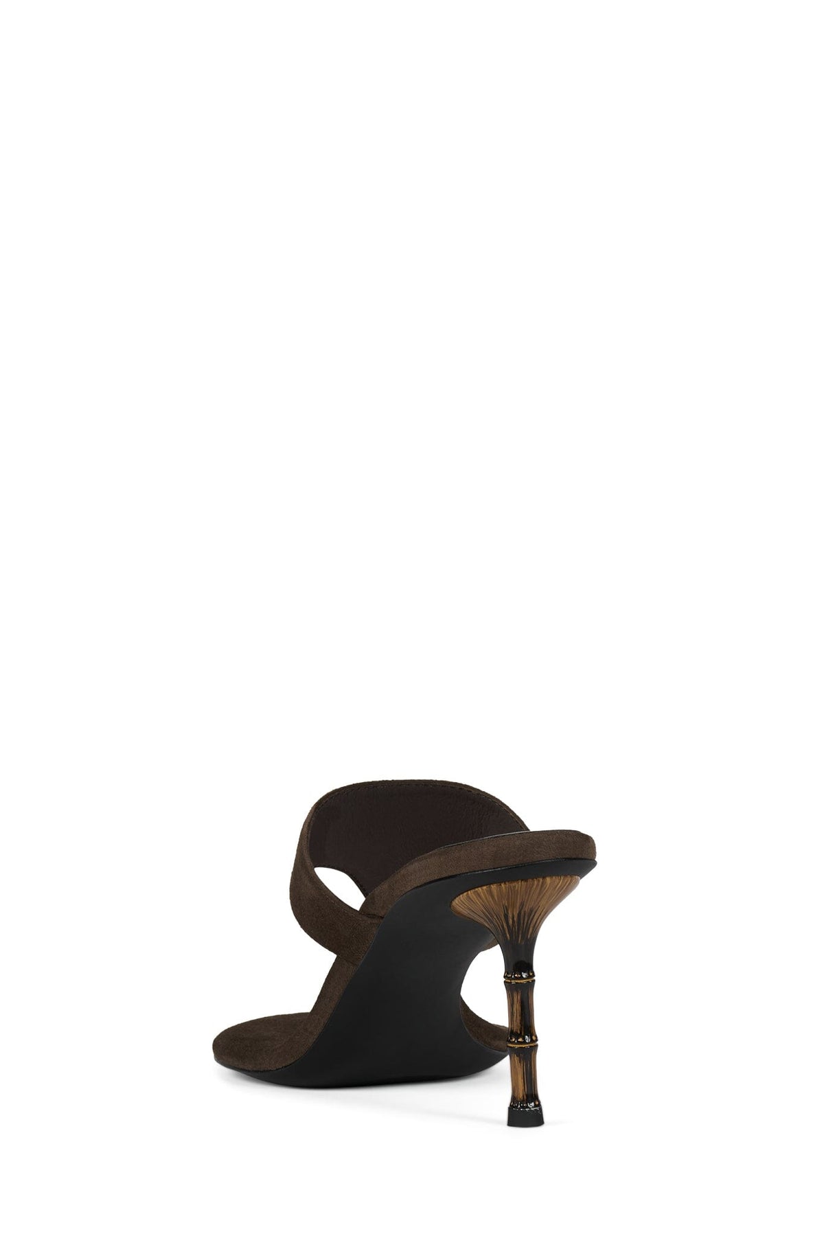 Jeffrey Campbell MARILLA Heeled Thong Sandal - Coffee Suede