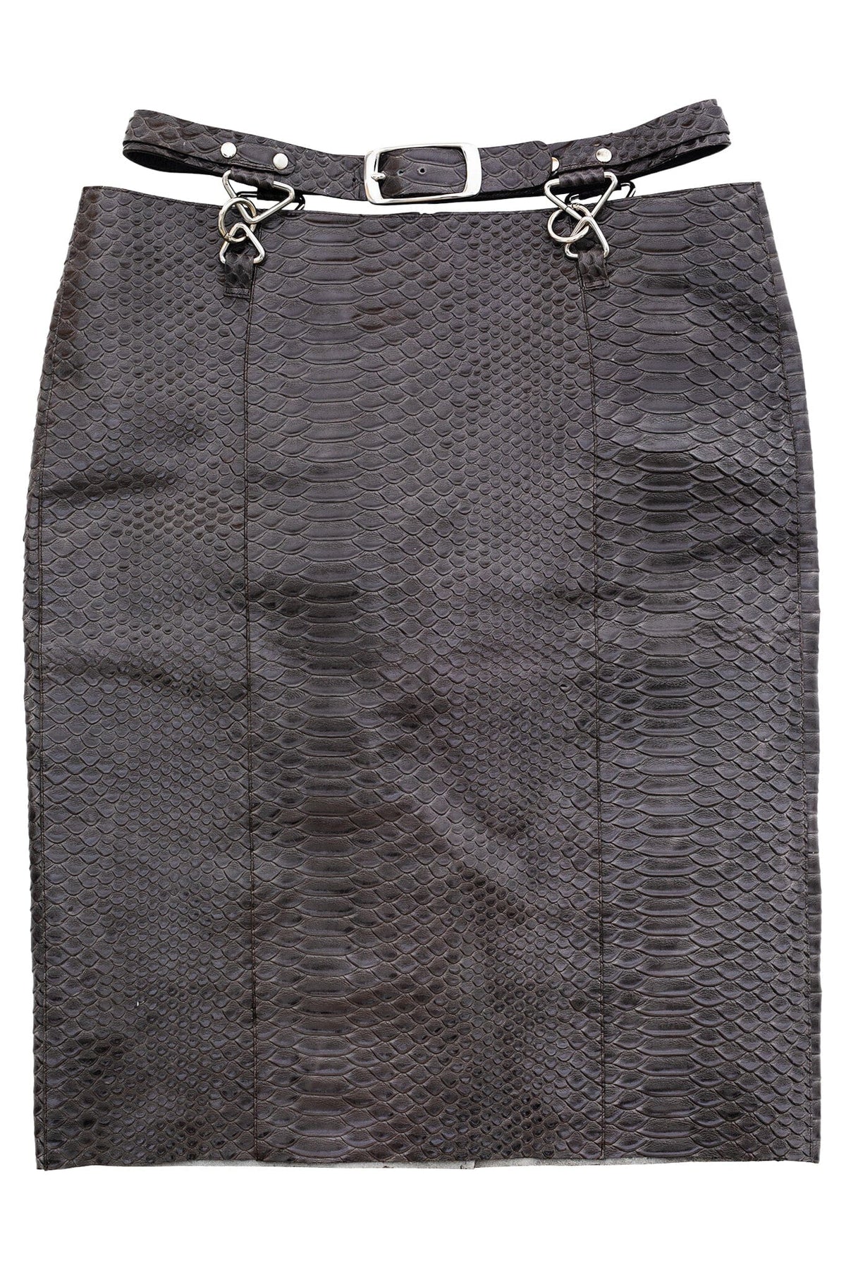 Jeffrey Campbell DEMITRIA SKIRT Pencil Skirt - Grey Snake