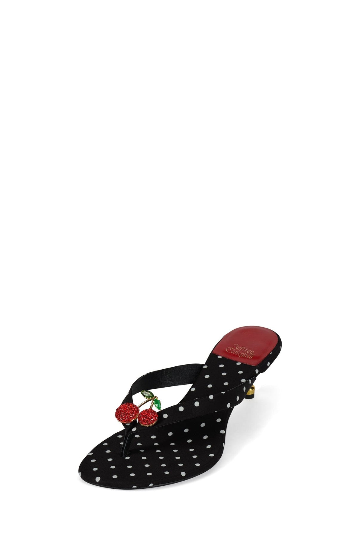 Jeffrey Campbell QT-PIE - Black White Polka Dots