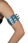 Blue Metallic Silver