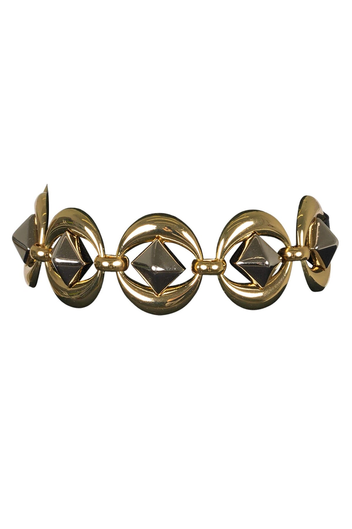Jeffrey Campbell YOU-BETTER CUFF Arm Cuff - Gold Silver Black Combo