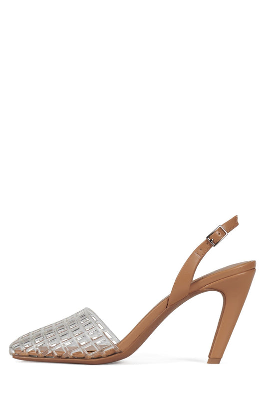 Jeffrey Campbell AVIARY - Clear Tan