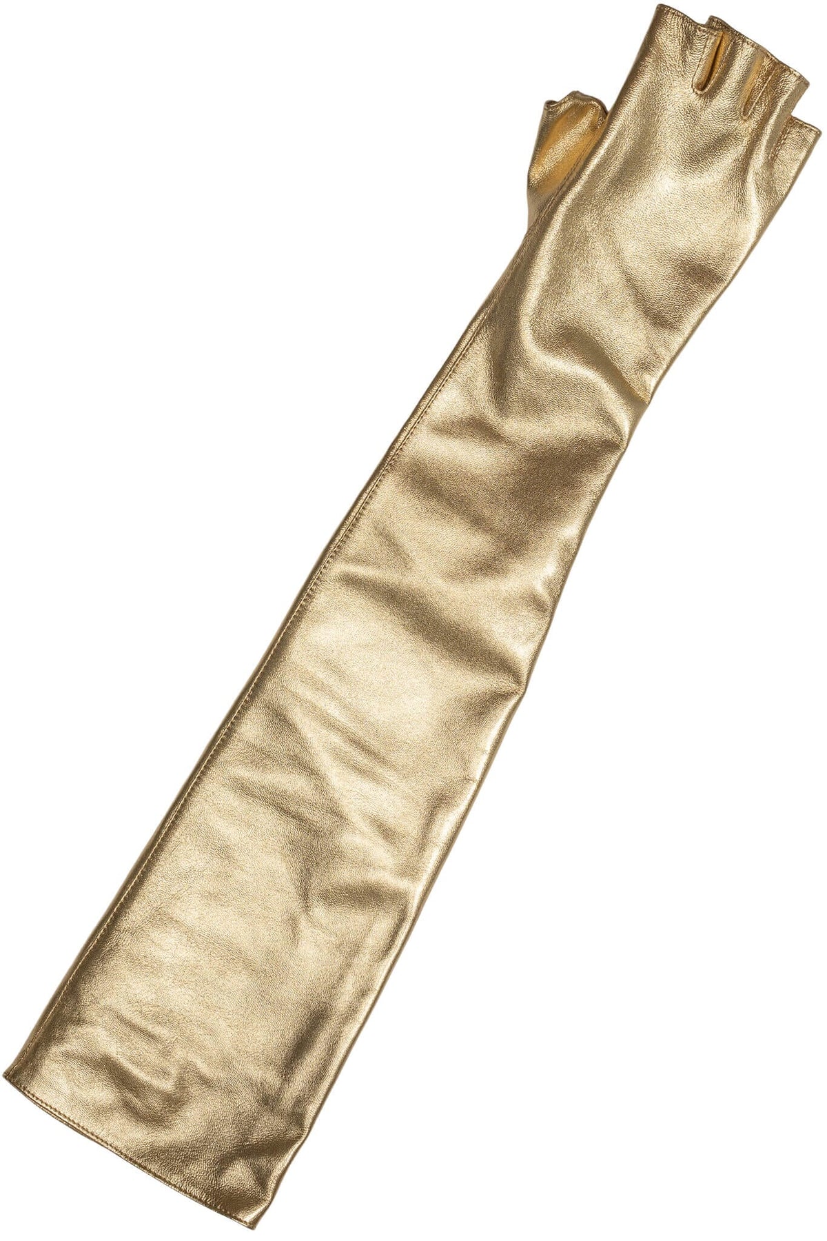 Jeffrey Campbell KRAFTIG GLOVES Leather Gloves - Gold Metallic
