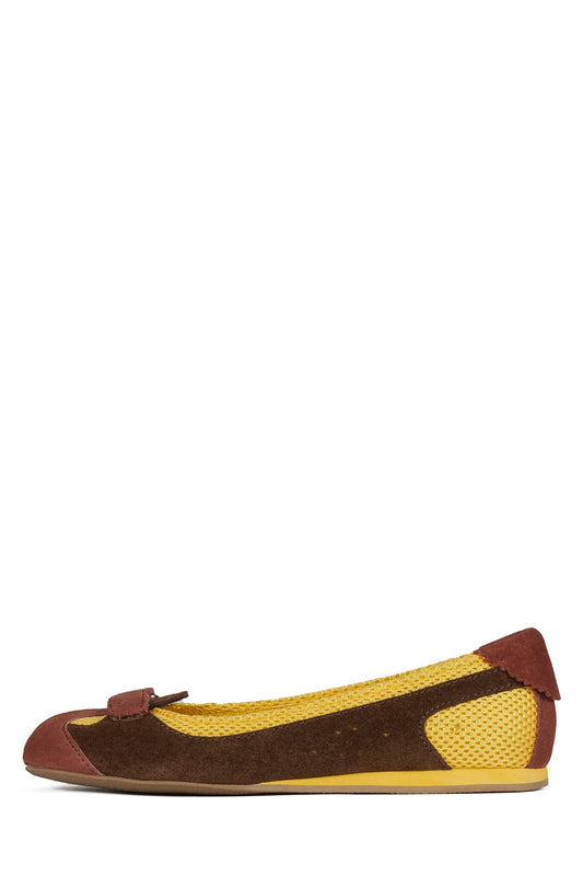 Jeffrey Campbell FAYLEN - Yellow Brown Combo
