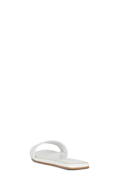 Jeffrey Campbell VELLUM Flat Sandal - White