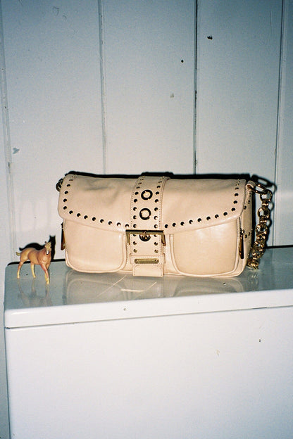 Jeffrey Campbell NIGHT-OUT Shoulder Bag - Natural
