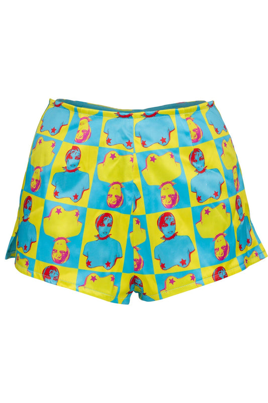 Jeffrey Campbell CHEEKZ SHORTS - Yellow Pop Art