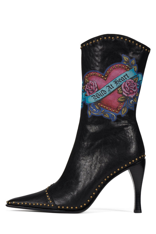 Jeffrey Campbell BE-BOLD-ST - Black Wild Combo