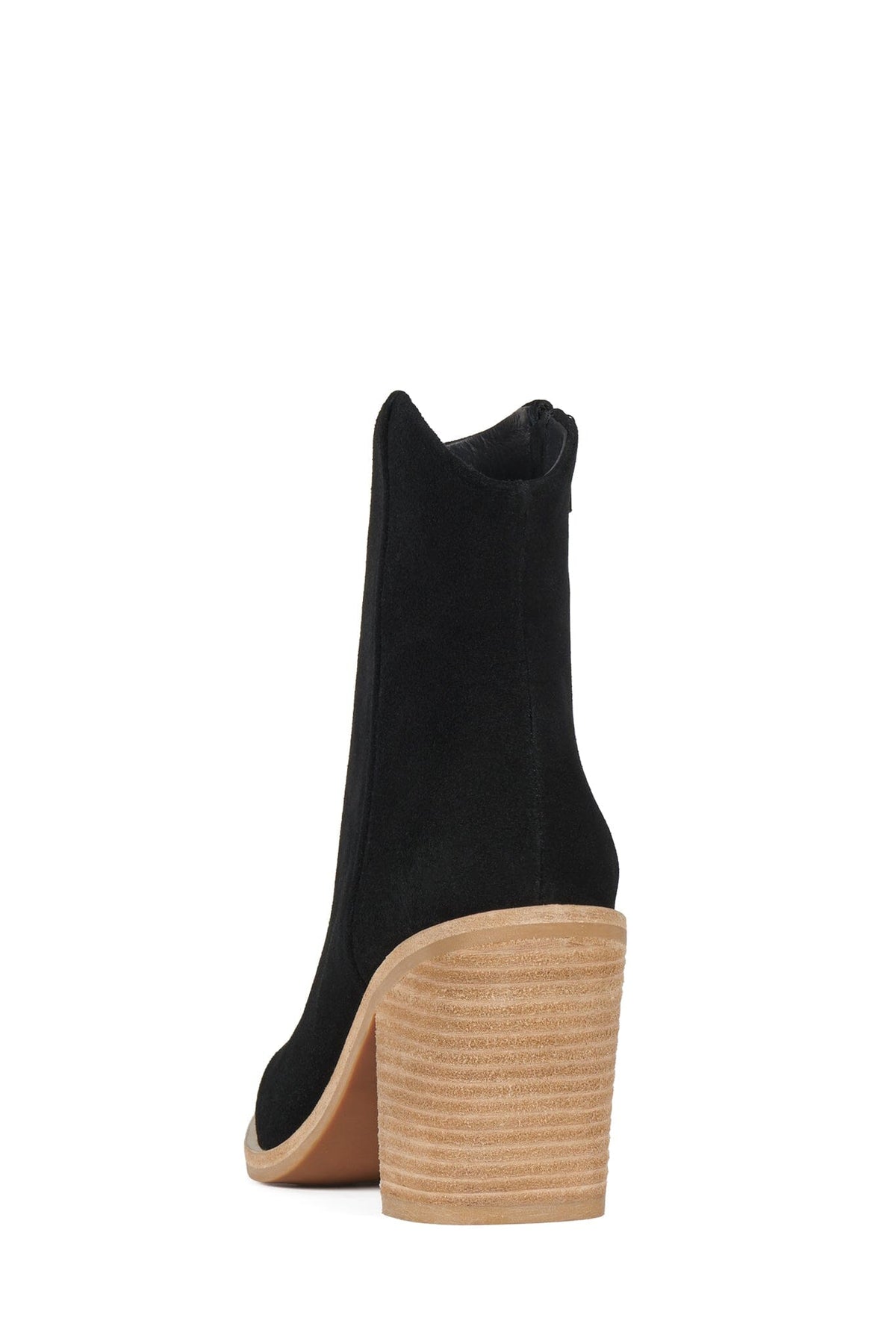 Jeffrey Campbell HORSESHOE - Black Suede Natural Stack