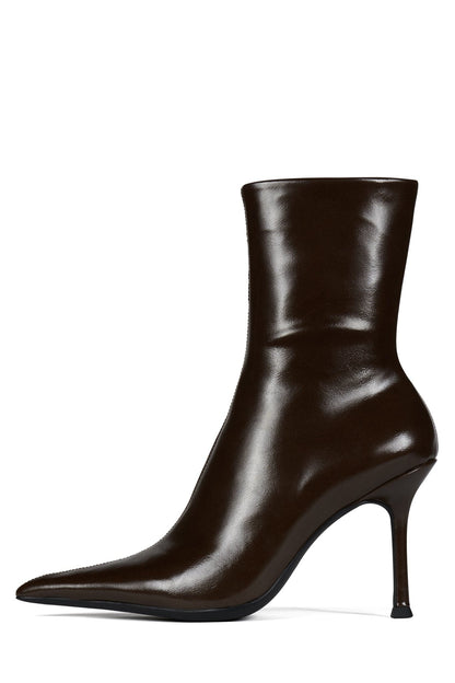 Jeffrey Campbell DARING-2 Ankle Bootie - Dark Brown