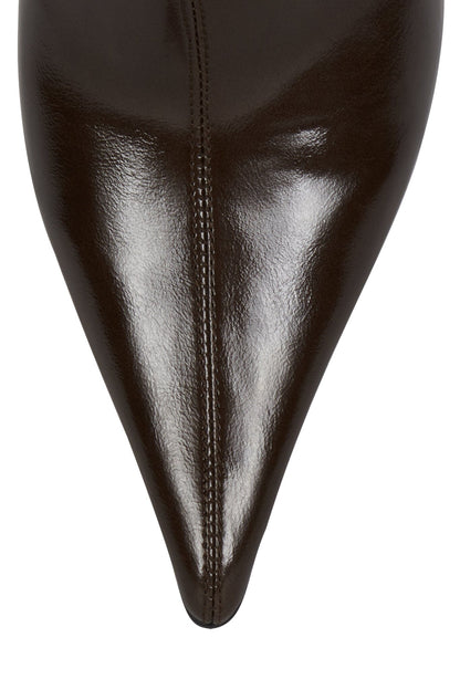 Jeffrey Campbell DARING-2 Ankle Bootie - Dark Brown