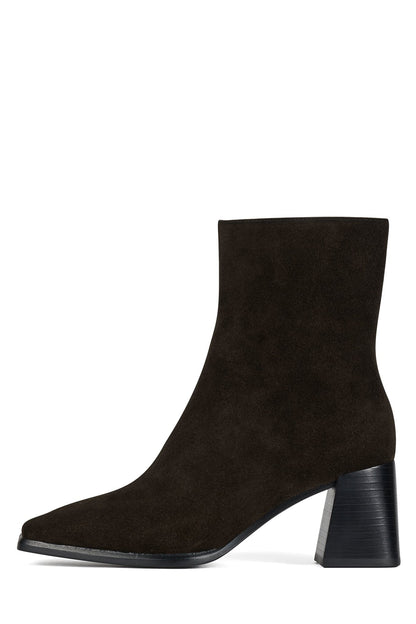 Jeffrey Campbell SHERPAL-2 Ankle Boot - Coffee Suede