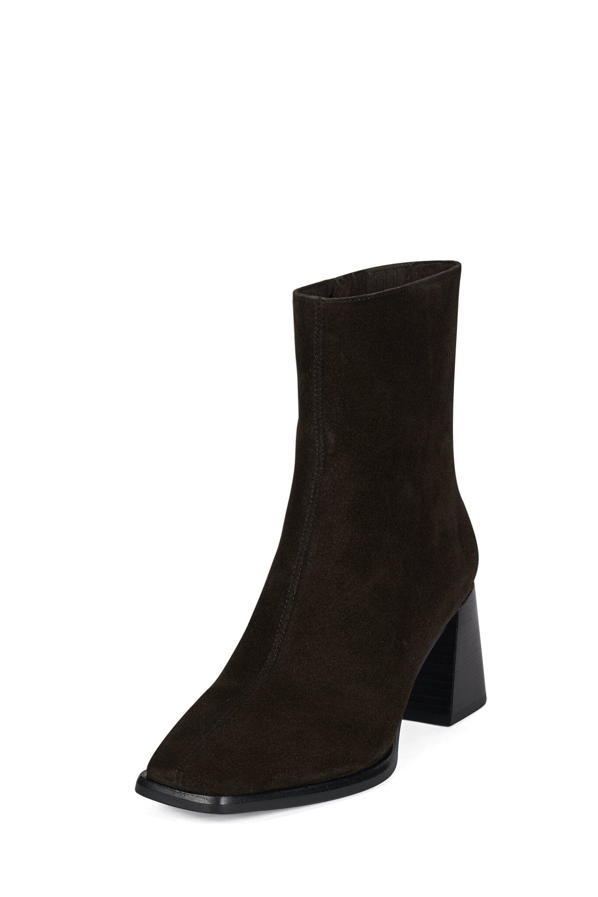 Jeffrey Campbell SHERPAL-2 Ankle Boot - Coffee Suede