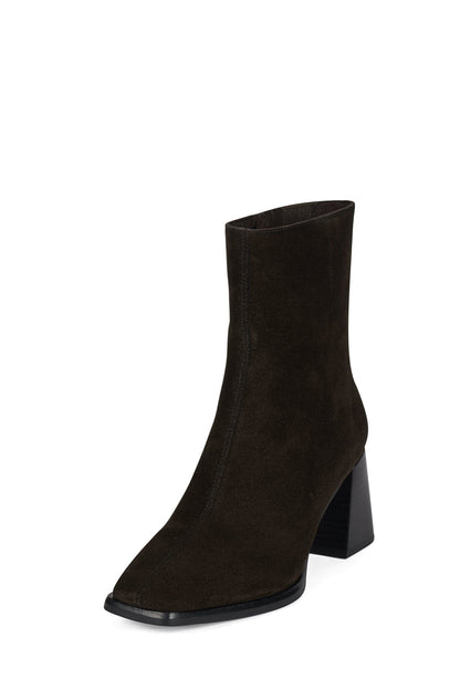 Jeffrey Campbell SHERPAL-2 Ankle Boot - Coffee Suede