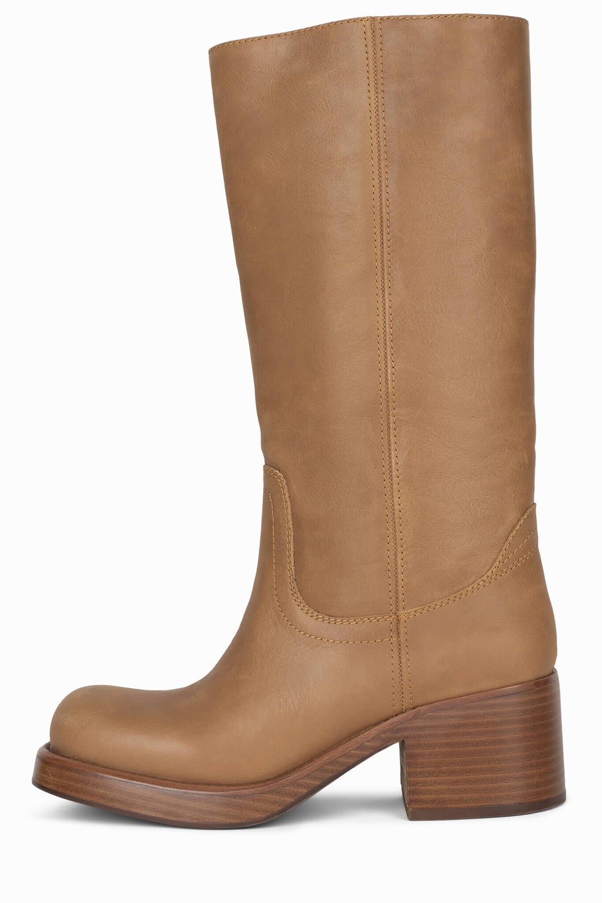 Jeffrey Campbell REFLECT Heeled Boot - Natural