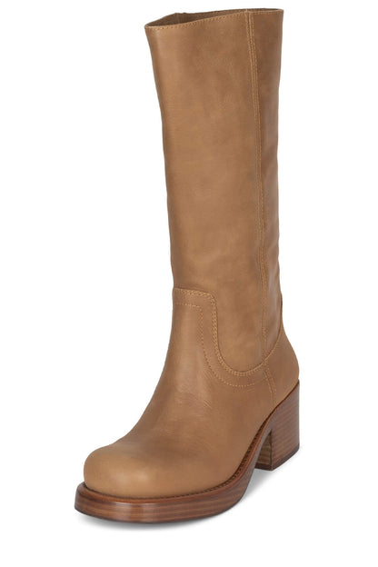 Jeffrey Campbell REFLECT Heeled Boot - Natural