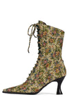 Beige Floral Tapestry