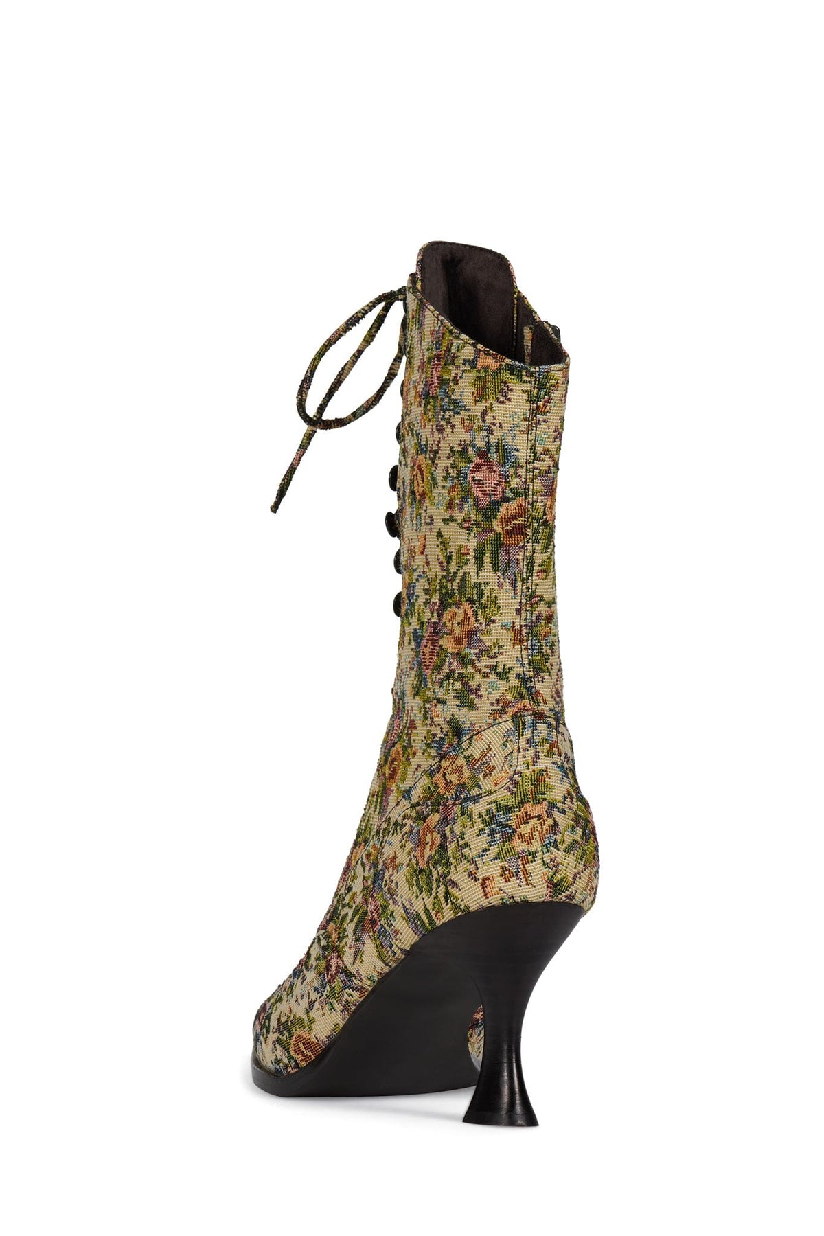 Jeffrey Campbell MAYSVILLE Heeled Boot - Beige Floral Tapestry
