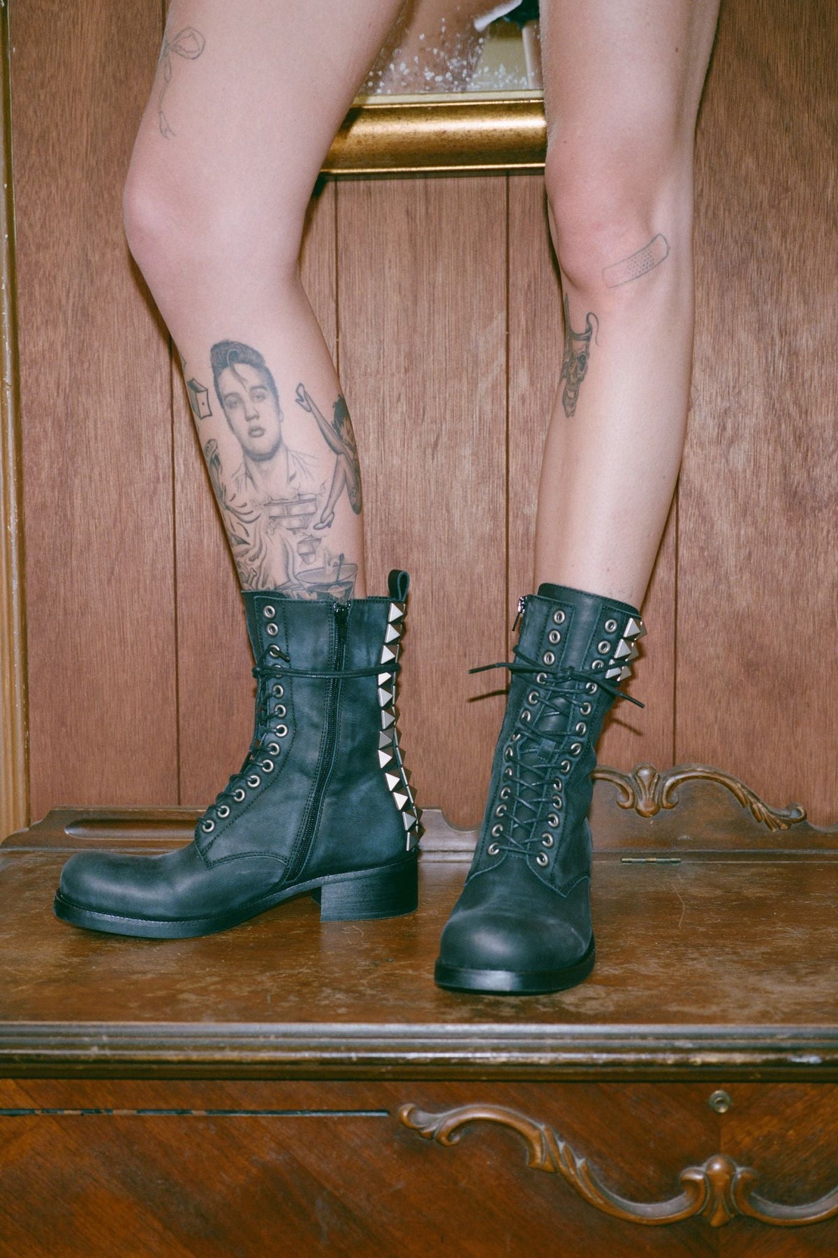 Jeffrey Campbell LNDN-TWN-S - Black Silver