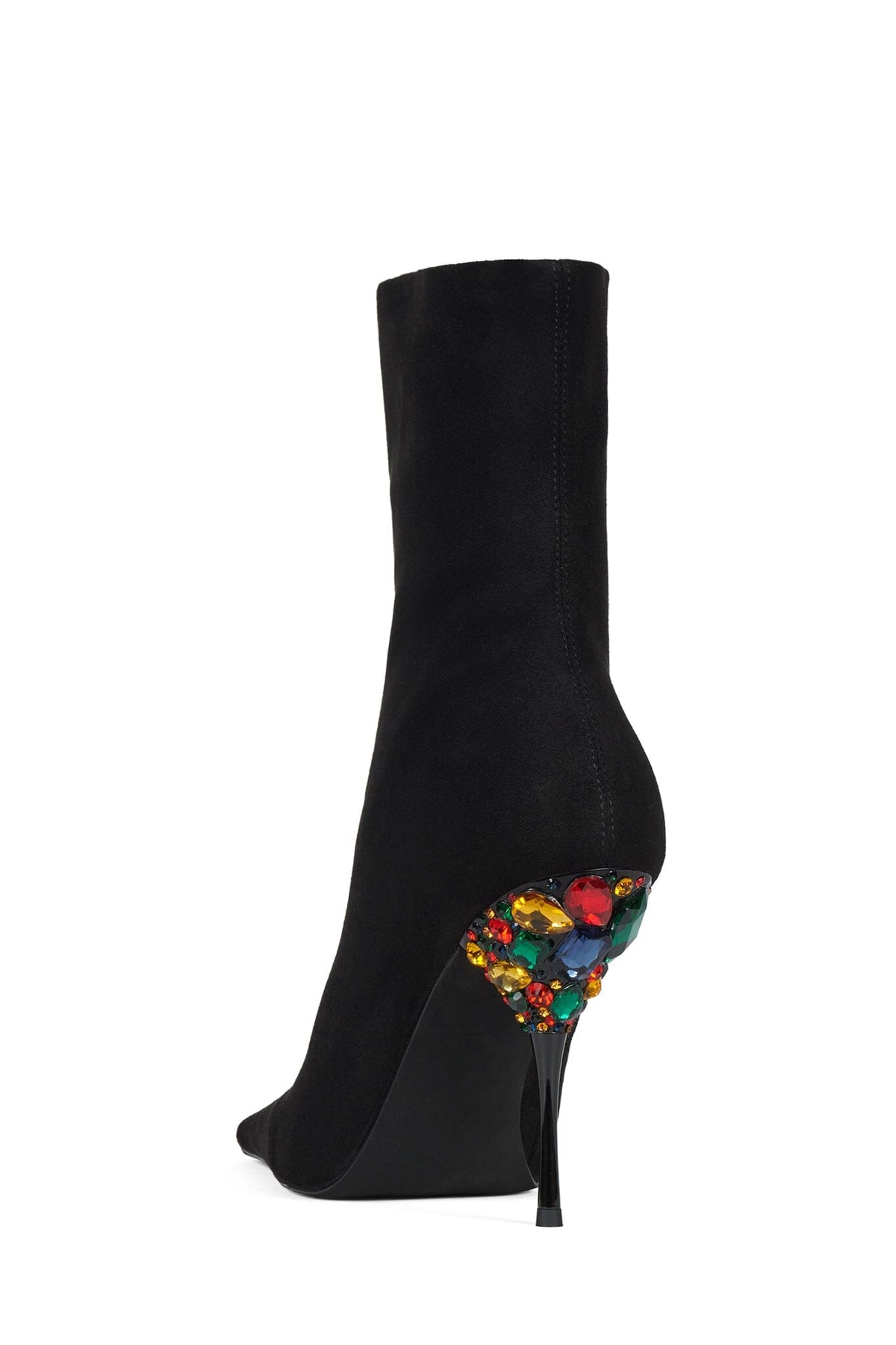Jeffrey Campbell CROWNED - Black Suede Multi