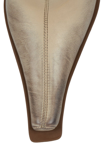 Jeffrey Campbell REMBRANDT Heeled Boot - Beige Ruboff