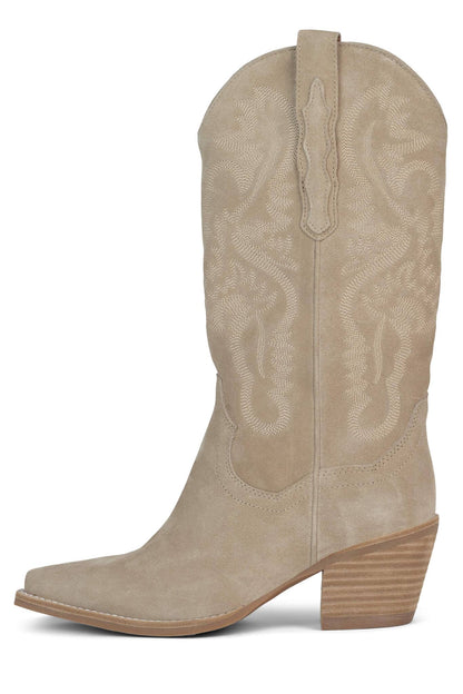 Jeffrey Campbell DAGGET Heeled Boot - Brown Suede