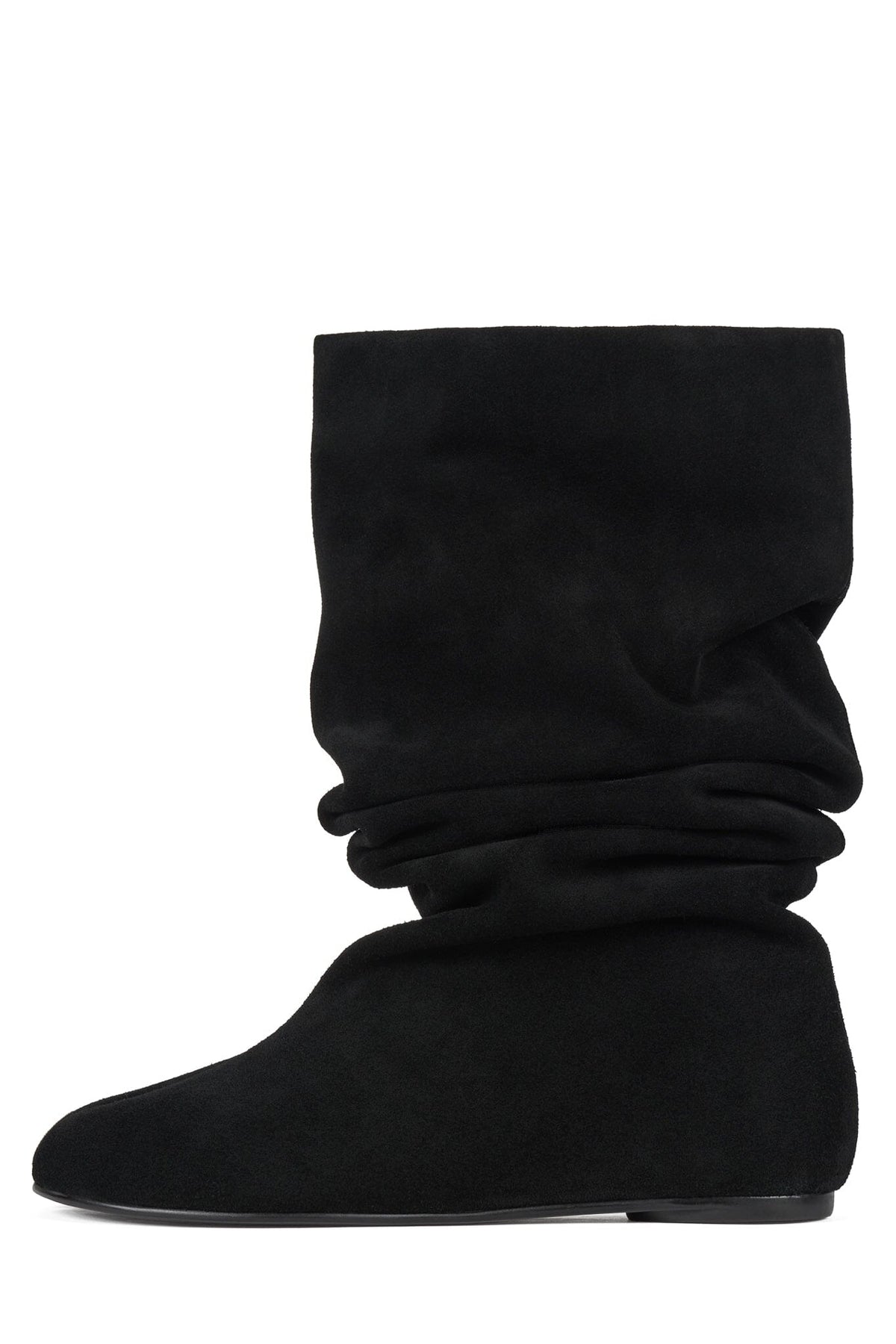 Jeffrey Campbell HERRING Slouch Boots - Black Suede