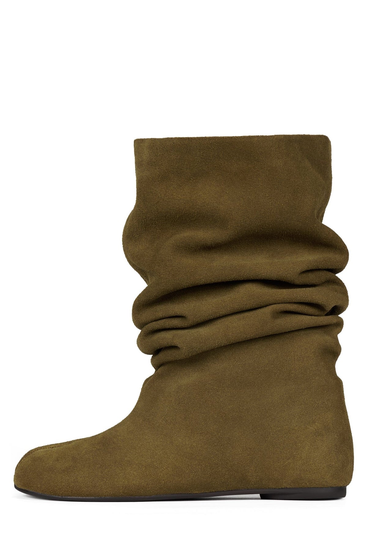 Jeffrey Campbell HERRING Slouch Boots - Black Suede