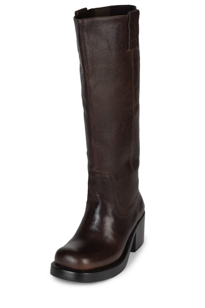 Jeffrey Campbell REFLECT-HI Knee-High Boot - Brown Brown