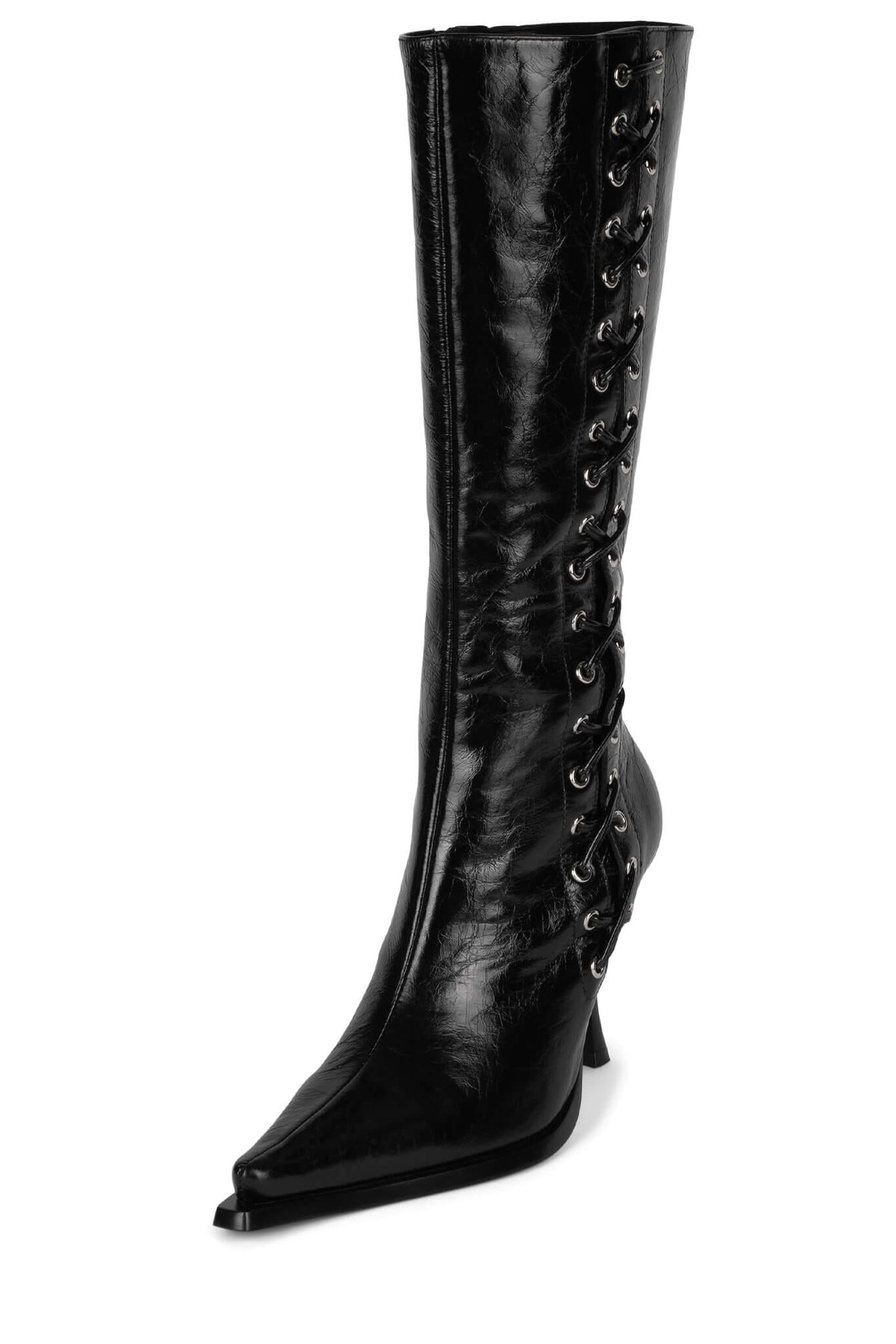 Jeffrey Campbell STUNNA Heeled Boot - Black