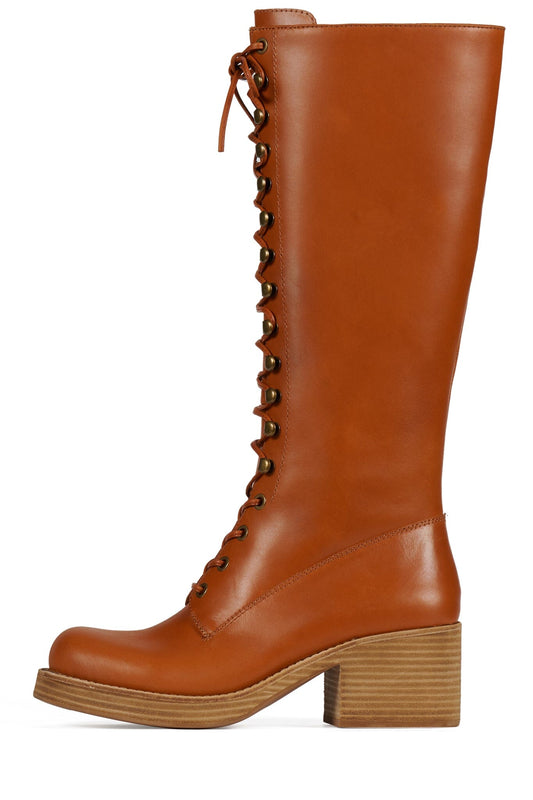 Jeffrey Campbell ANDRI Heeled Boot - Tan
