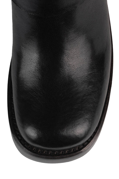 Jeffrey Campbell REFLECTN-H Knee-High Boot - Black Silver