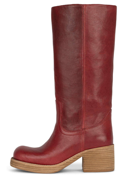 Jeffrey Campbell REFLECT-TN Heeled Boot - Red